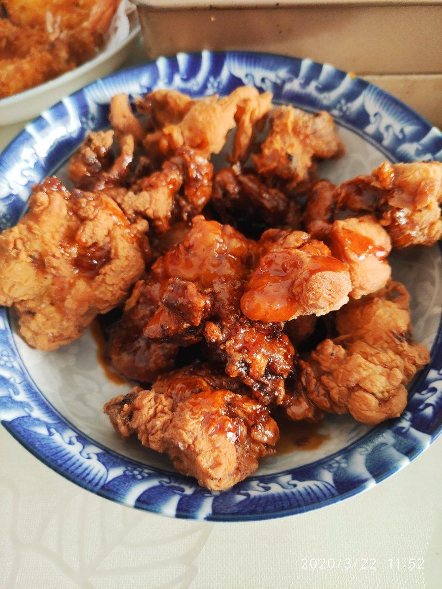 韩国蜂蜜黄油蒜香酱油炸鸡