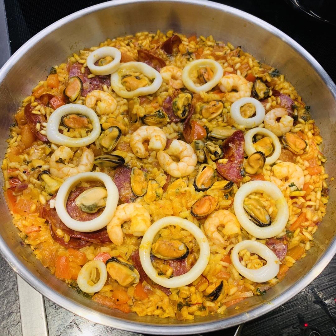 【曼食慢语】Seafood Paella 西班牙海鲜饭