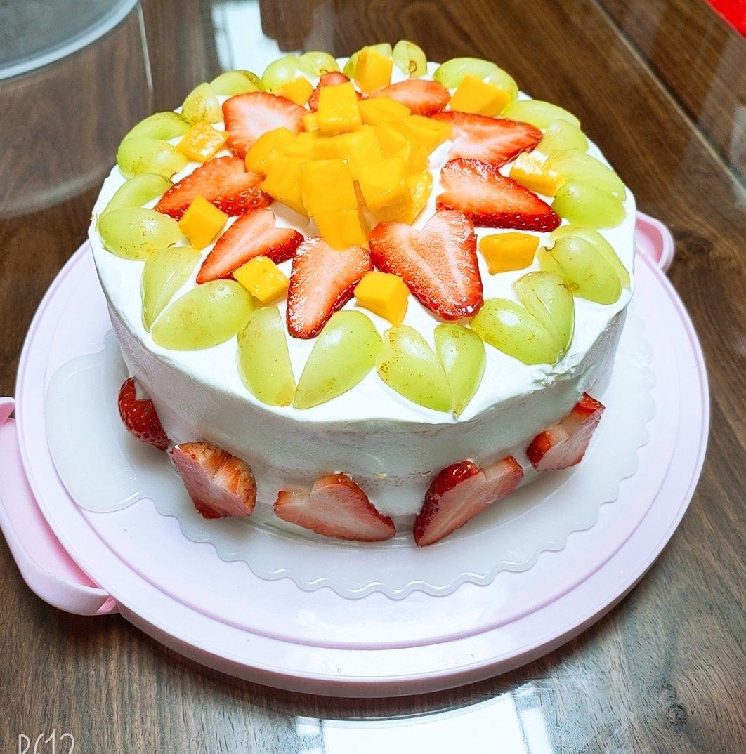各种简易式水果蛋糕装饰