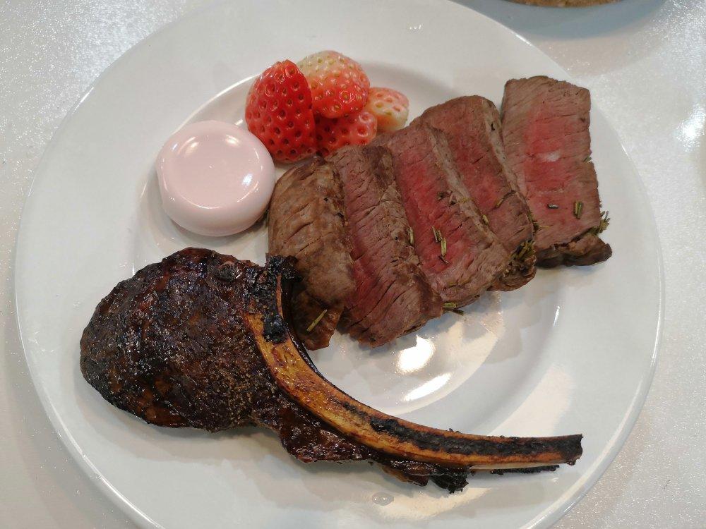 烤箱版厚切牛排（全熟）