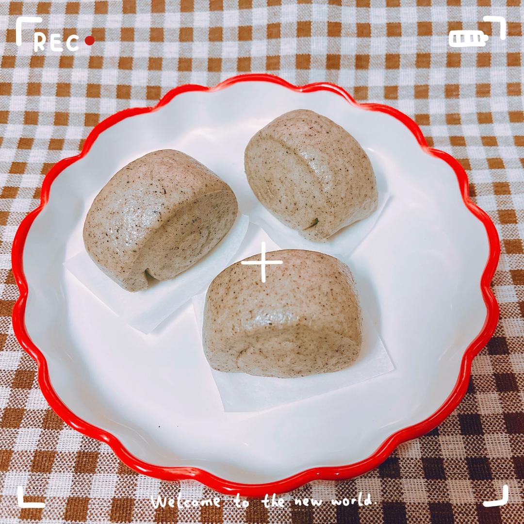 「主食」黑芝麻馒头的做法