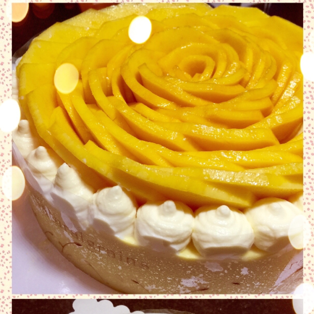 芒果花蛋糕
