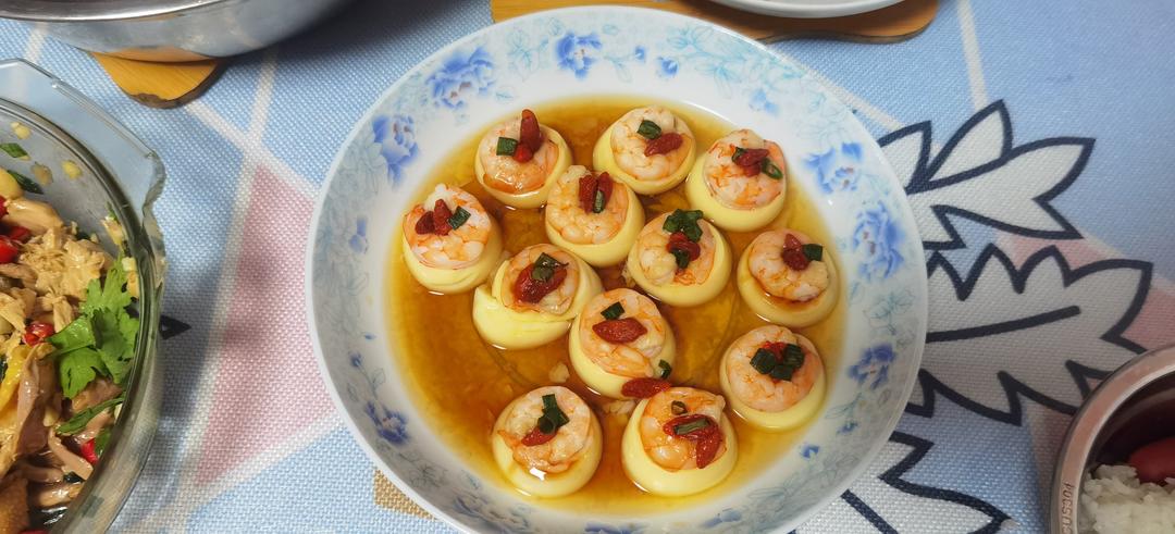 日本豆腐蒸虾仁