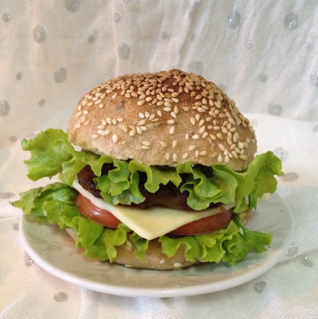 芝士猪排小汉堡