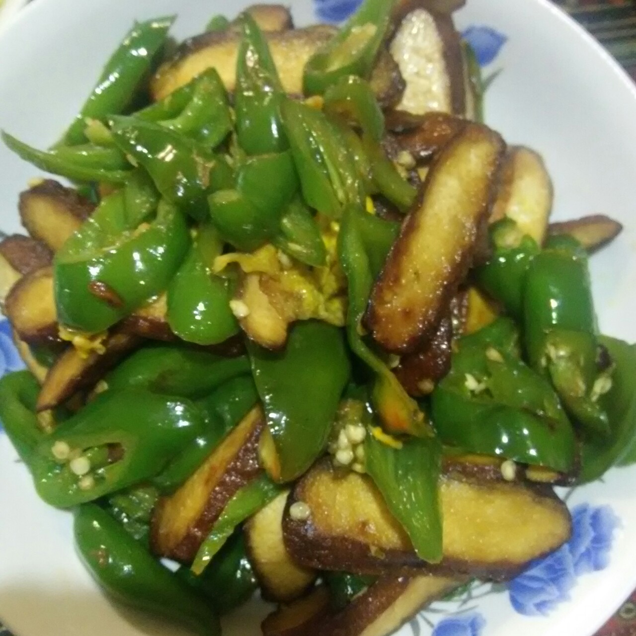 辣椒豆豉炒豆干