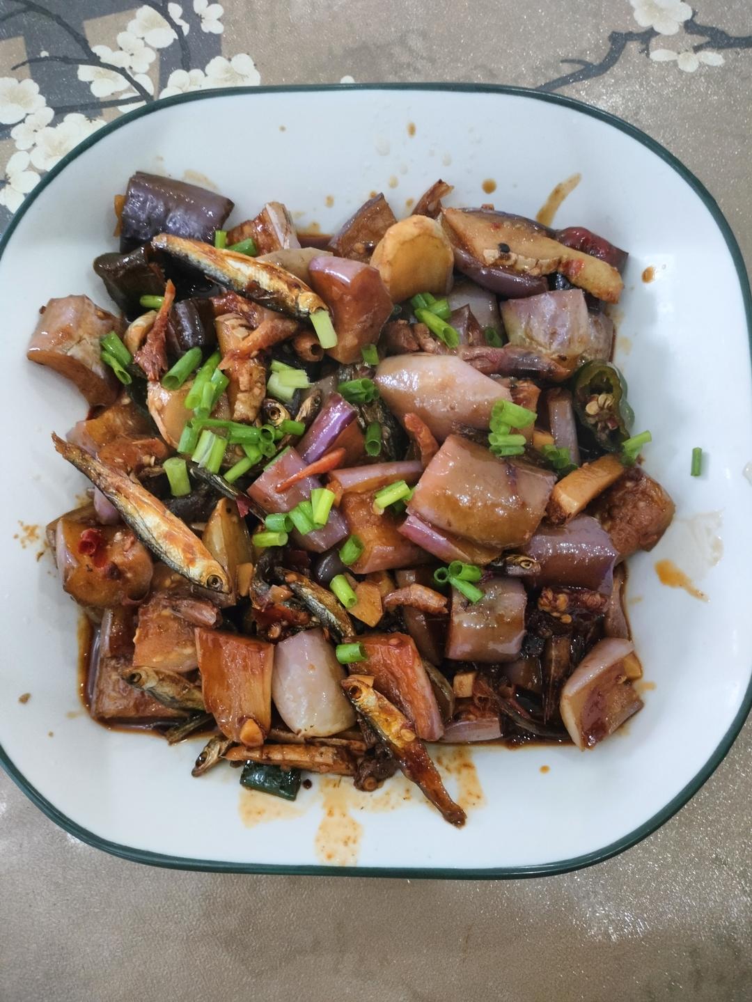 茄子烩河虾