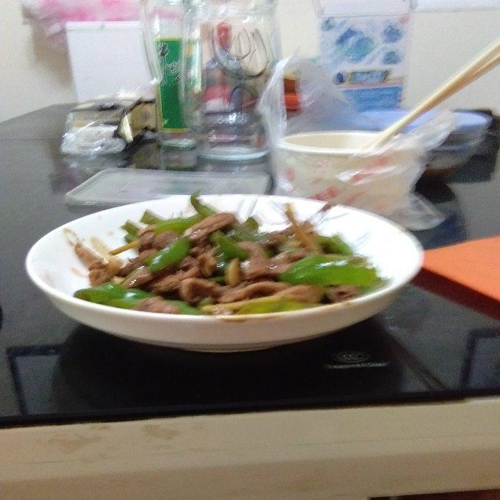 青椒炒肉丝