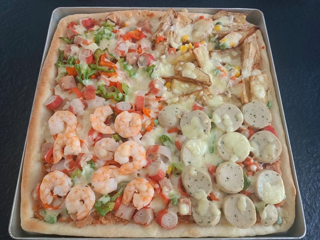 完美复刻达美乐！【土豆披萨】这么做口感太绝了！