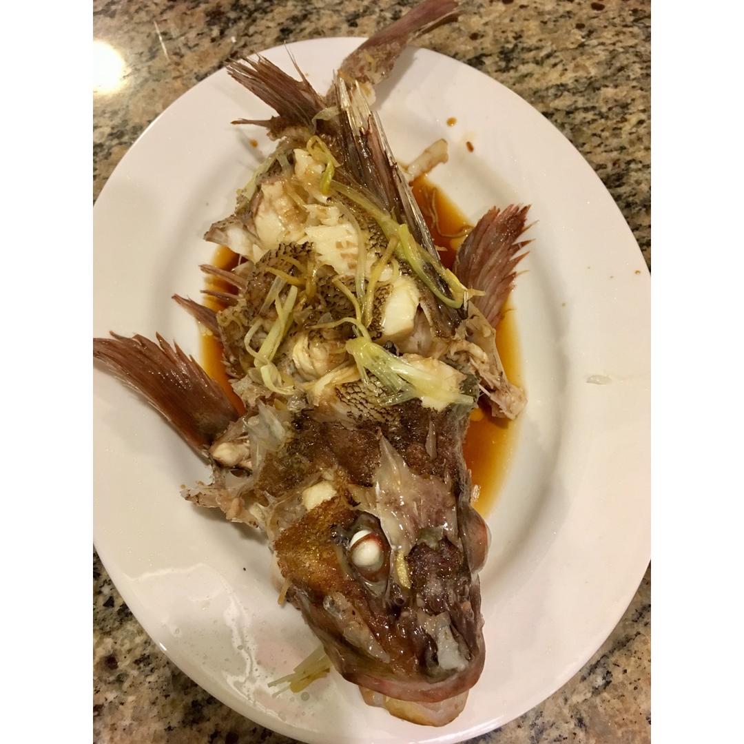 超入味清蒸鱼～清蒸鲈鱼桂花鱼（家常独创）