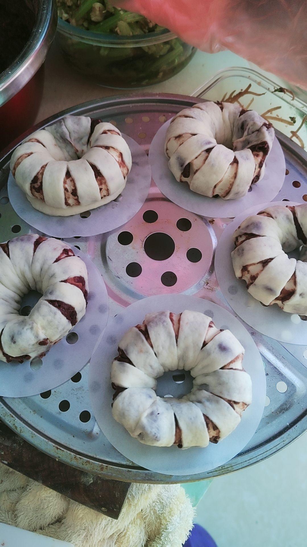 小灯笼豆沙卷 豆沙包 超治愈 一次醒发 附整形细节视频