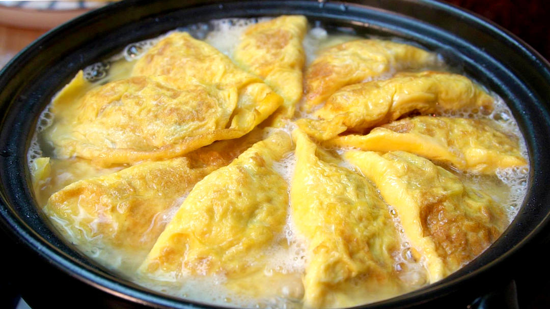 萝卜蛋饺煲的做法