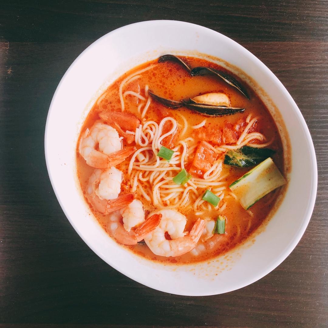酸酸辣辣の冬阴功鲜虾面
