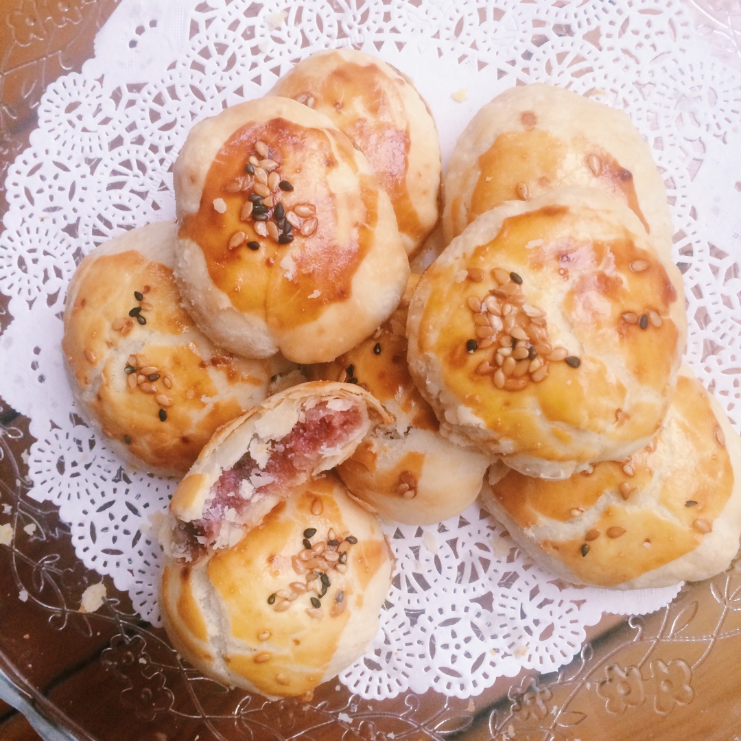玫瑰鲜花饼