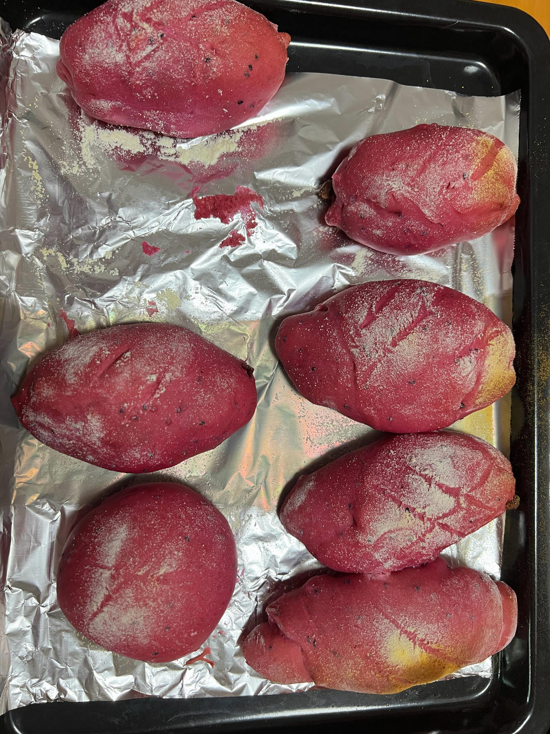 火龙果麻薯欧包