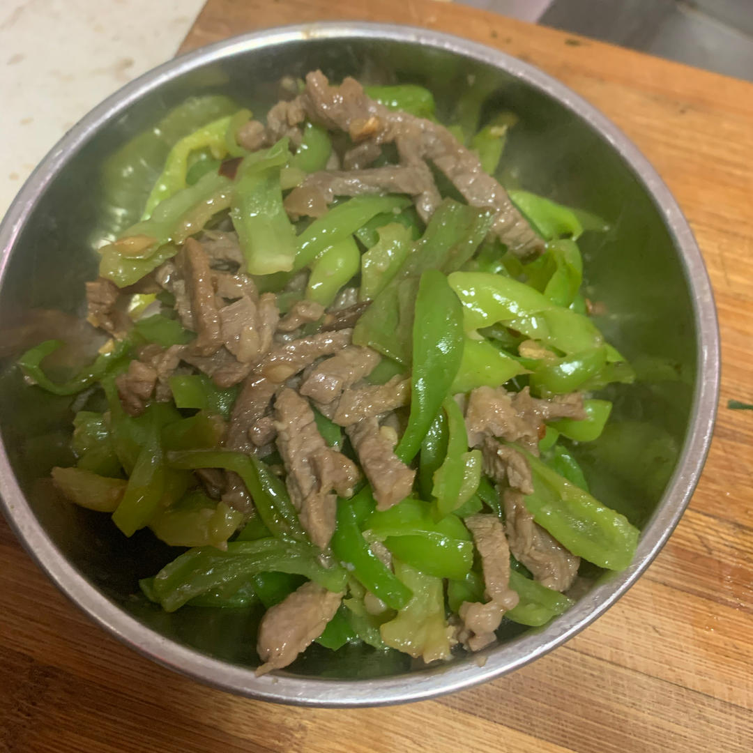 青椒炒牛肉