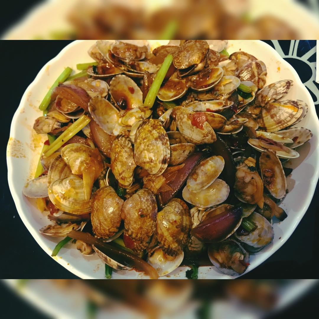 辣炒花蛤