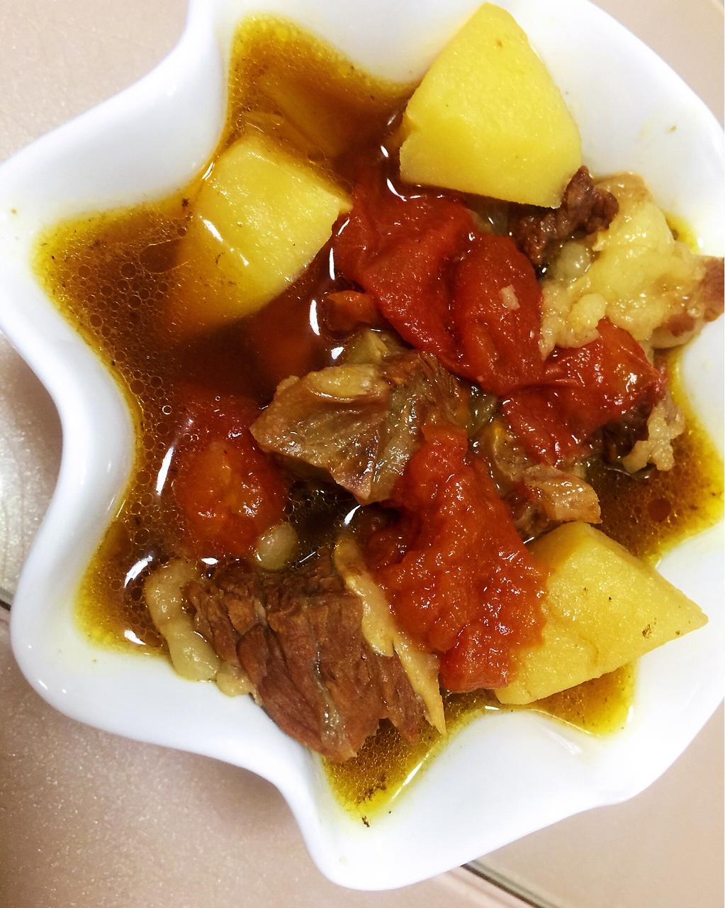 番茄土豆炖牛腩（高压锅版）