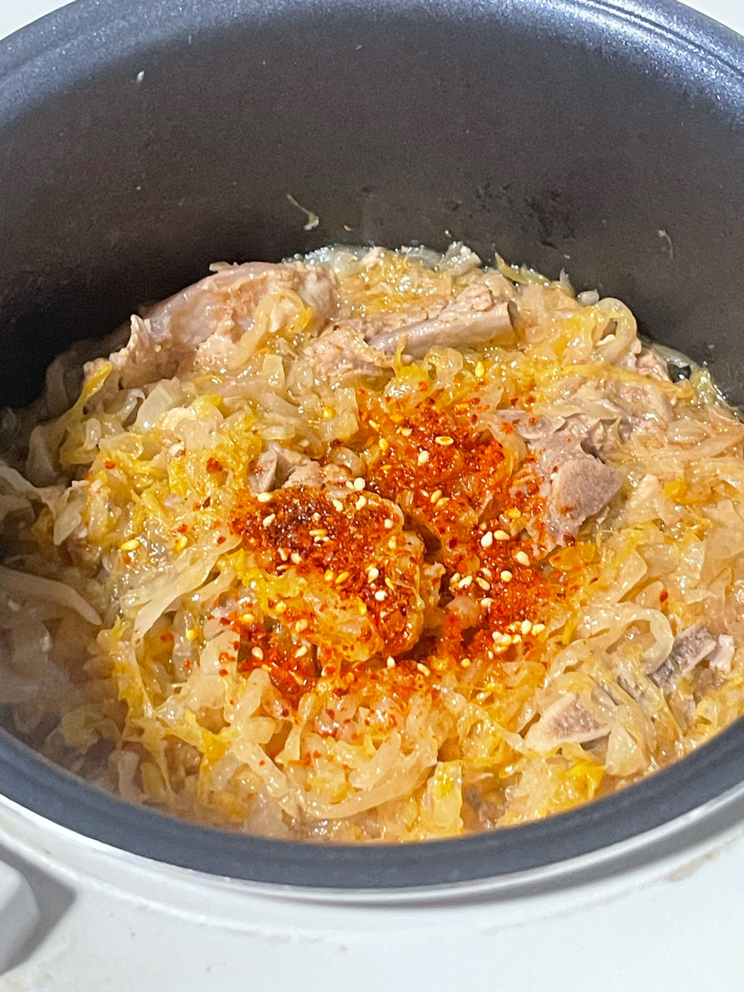 和东北人学炖酸菜排骨