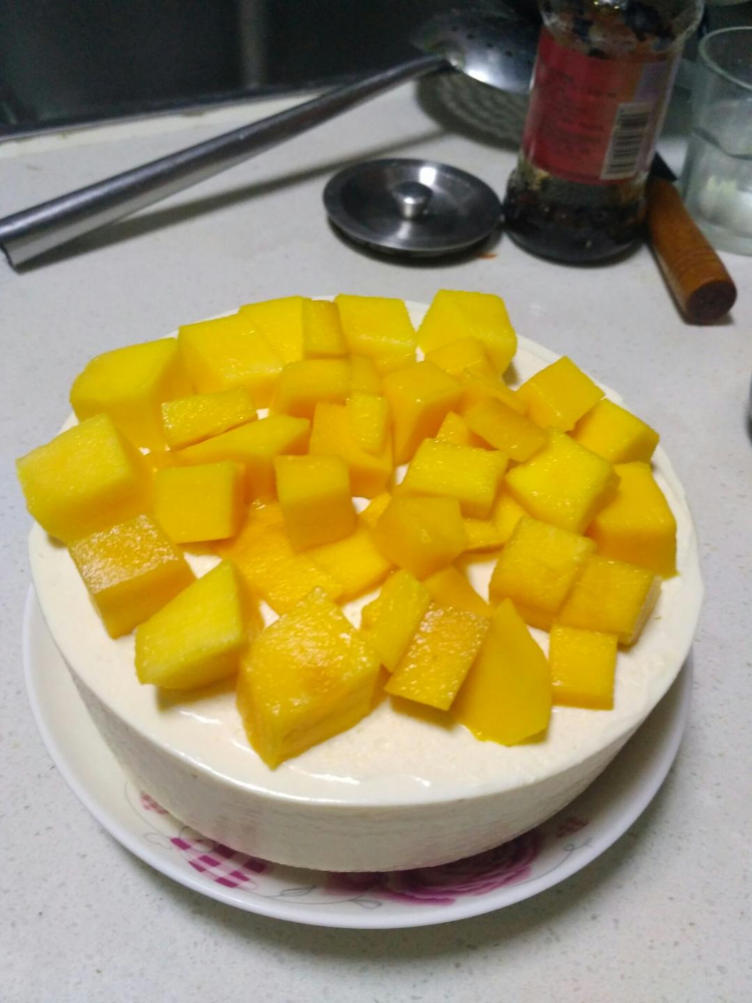 【视频】芒果慕斯（6寸） | 含镜面果胶配方