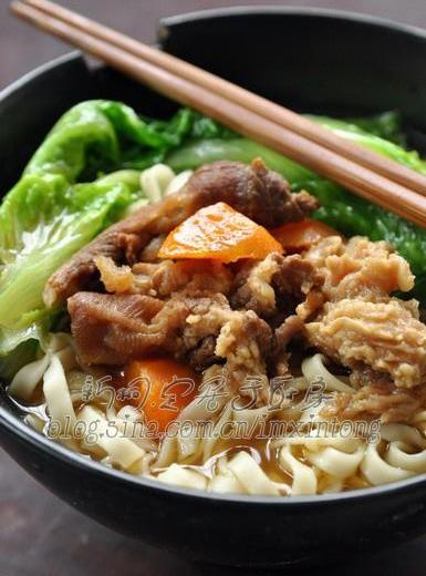 牛肉汤面的做法