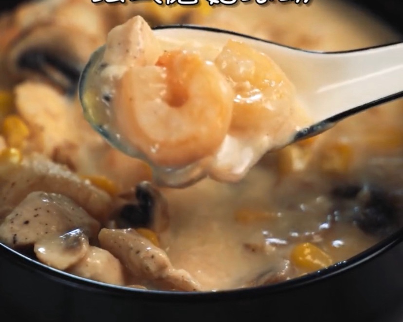 低脂法式蘑菇浓汤