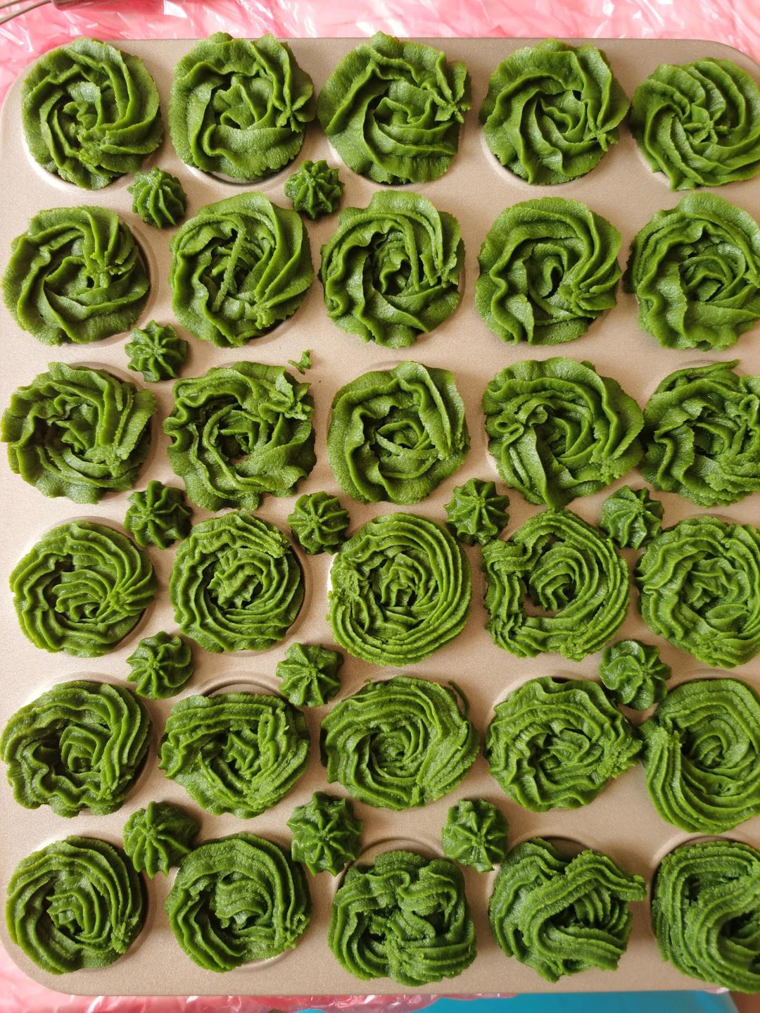 零失败花纹超级立体的黄油曲奇