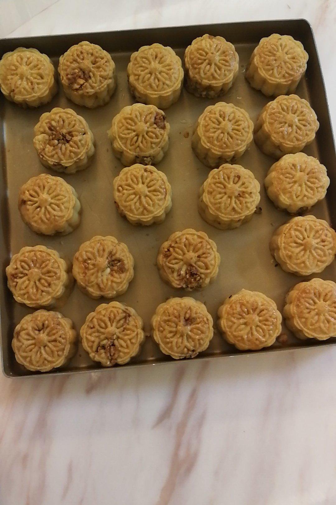 五仁月饼～不用转化糖浆的版本