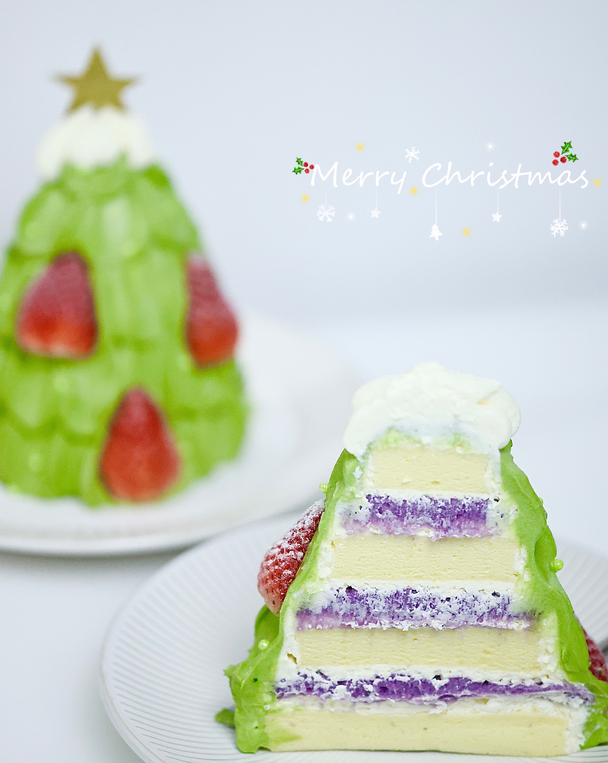 草莓🍓圣诞树🎄蛋糕🍰的做法