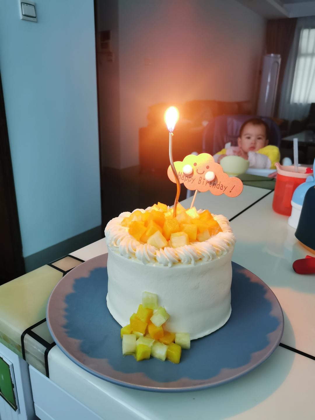 心动百香果凤梨奶油蛋糕（6寸）