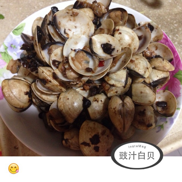 吮指豉汁白贝