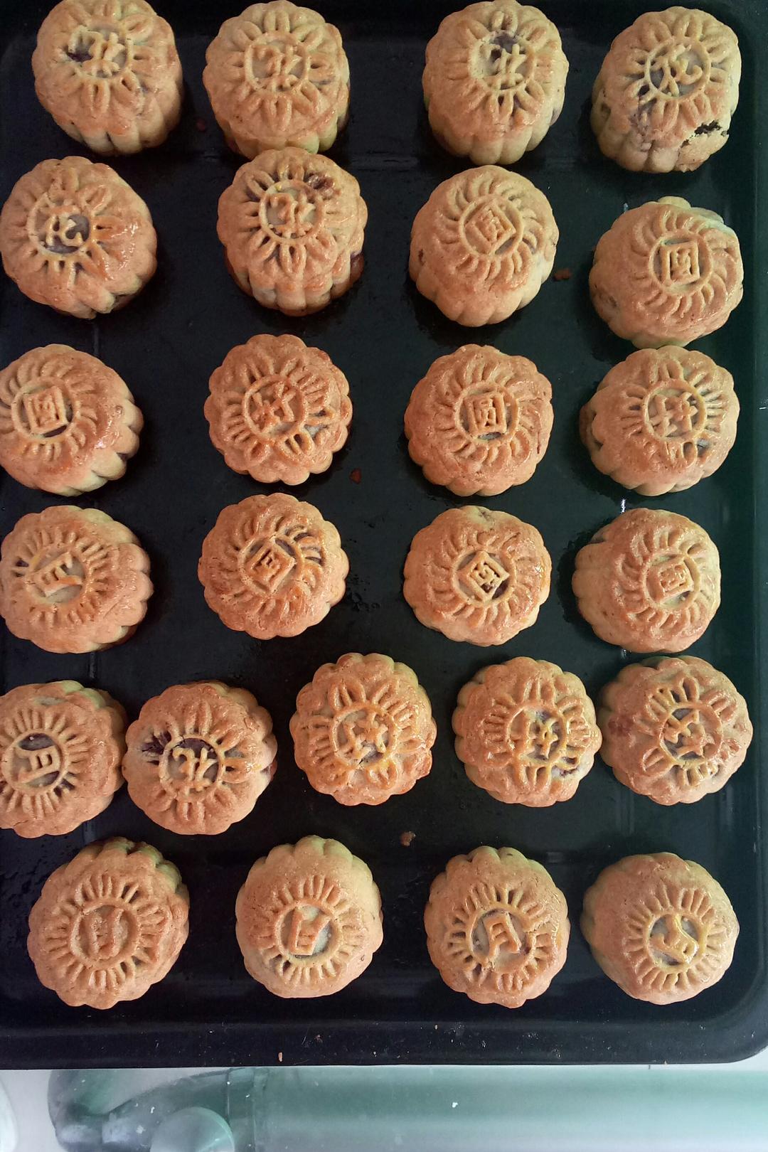 五仁月饼～不用转化糖浆的版本