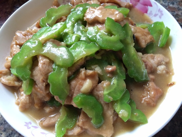 苦瓜炒肉