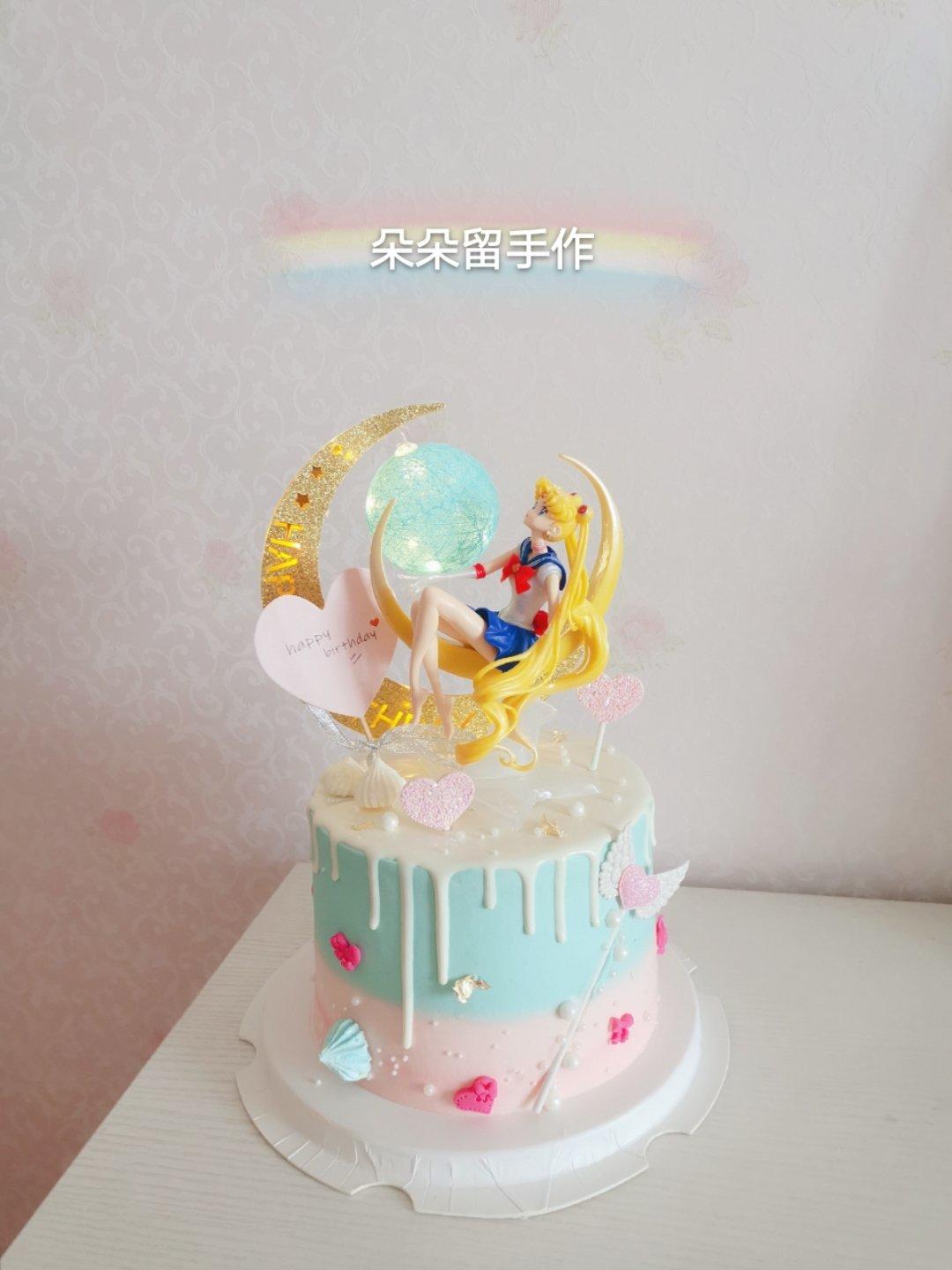 美少女战士翻糖蛋糕