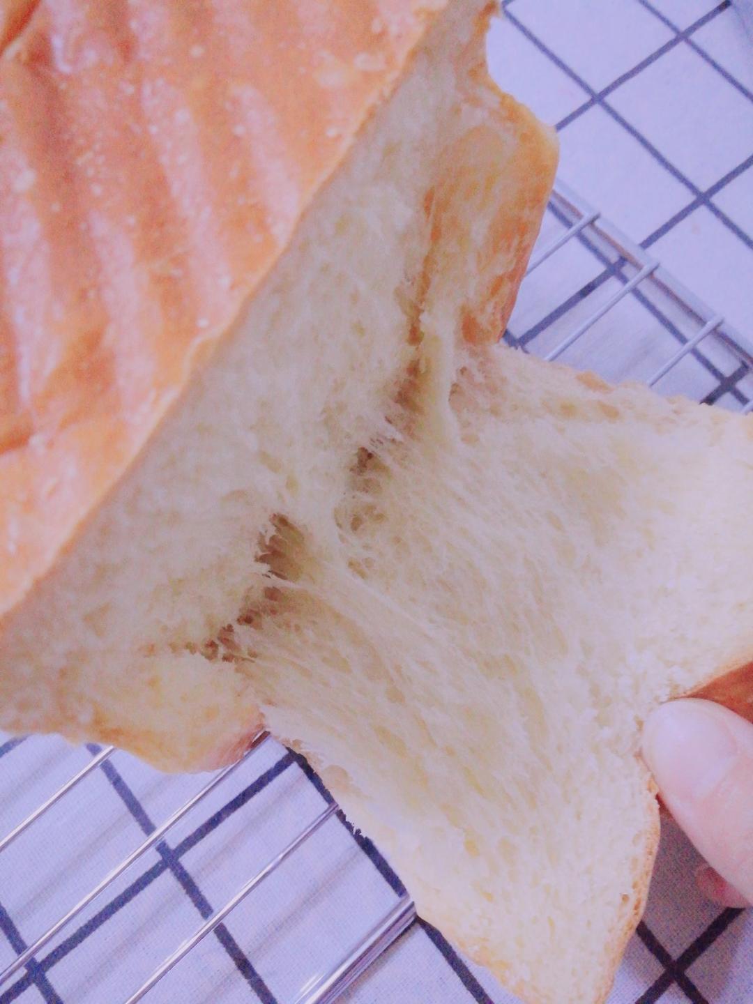 夺命软吐司(๑´ڡ`๑)超软拉丝极速方便的一次发酵吐司