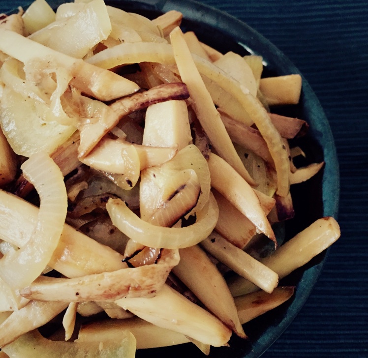 洋葱遇到杏鲍菇