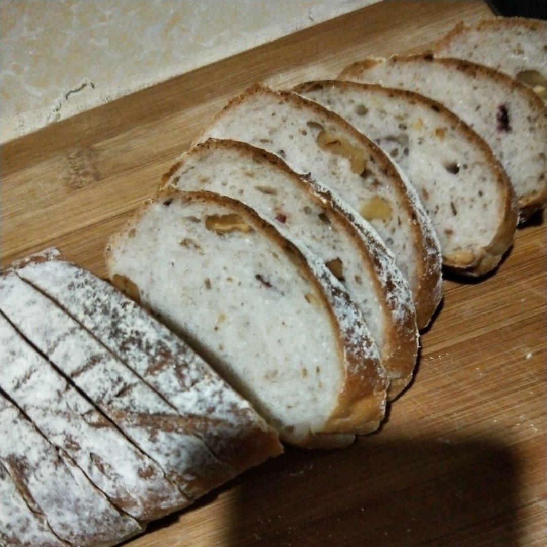 全麦核桃包～软欧包