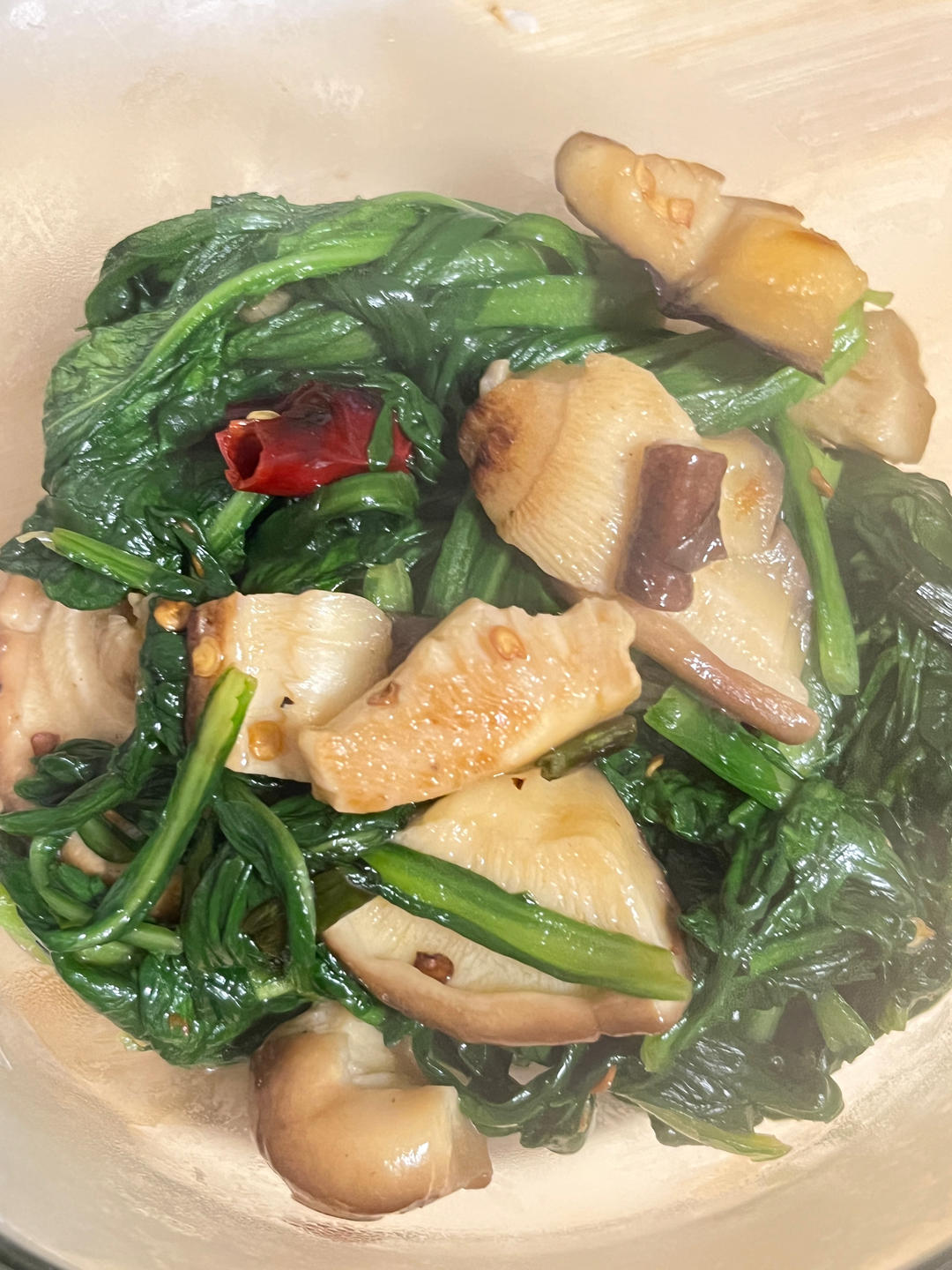 素炒茼蒿