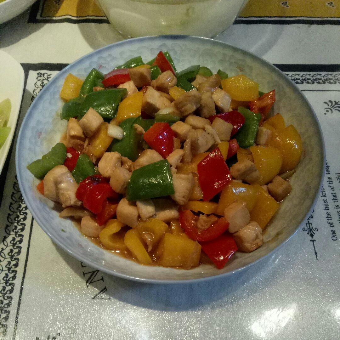 5分钟速食--青椒炒鸡脯