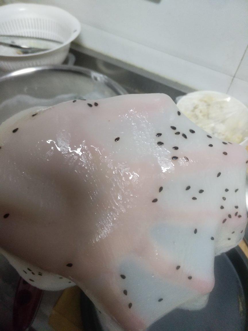 自制面筋，凉皮