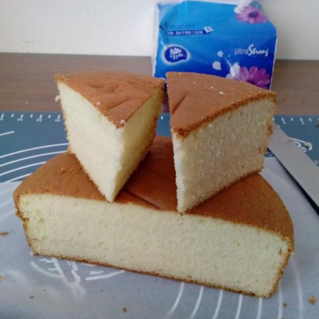 椰香海绵蛋糕（7寸）的做法 步骤8