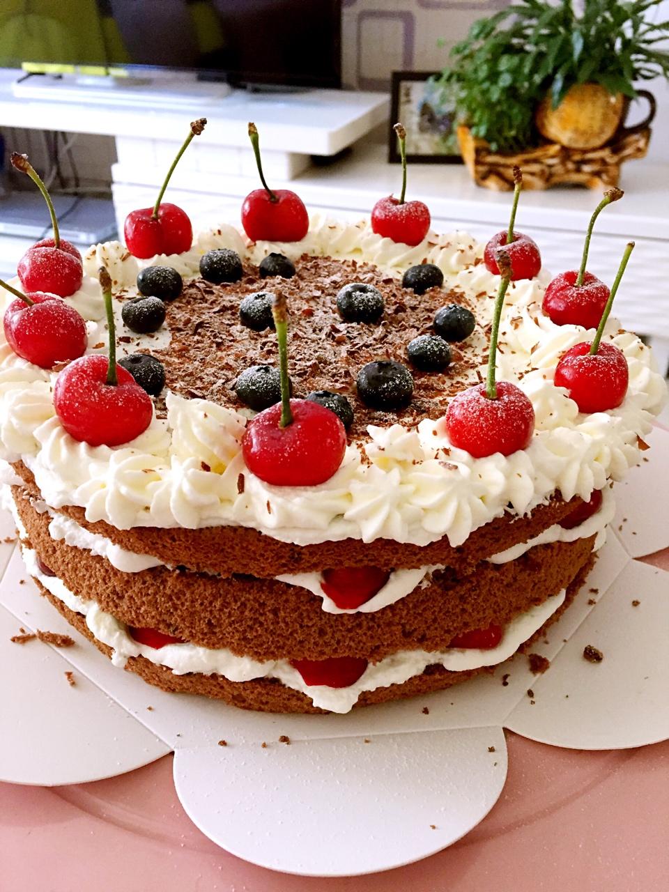 黑森林裸蛋糕