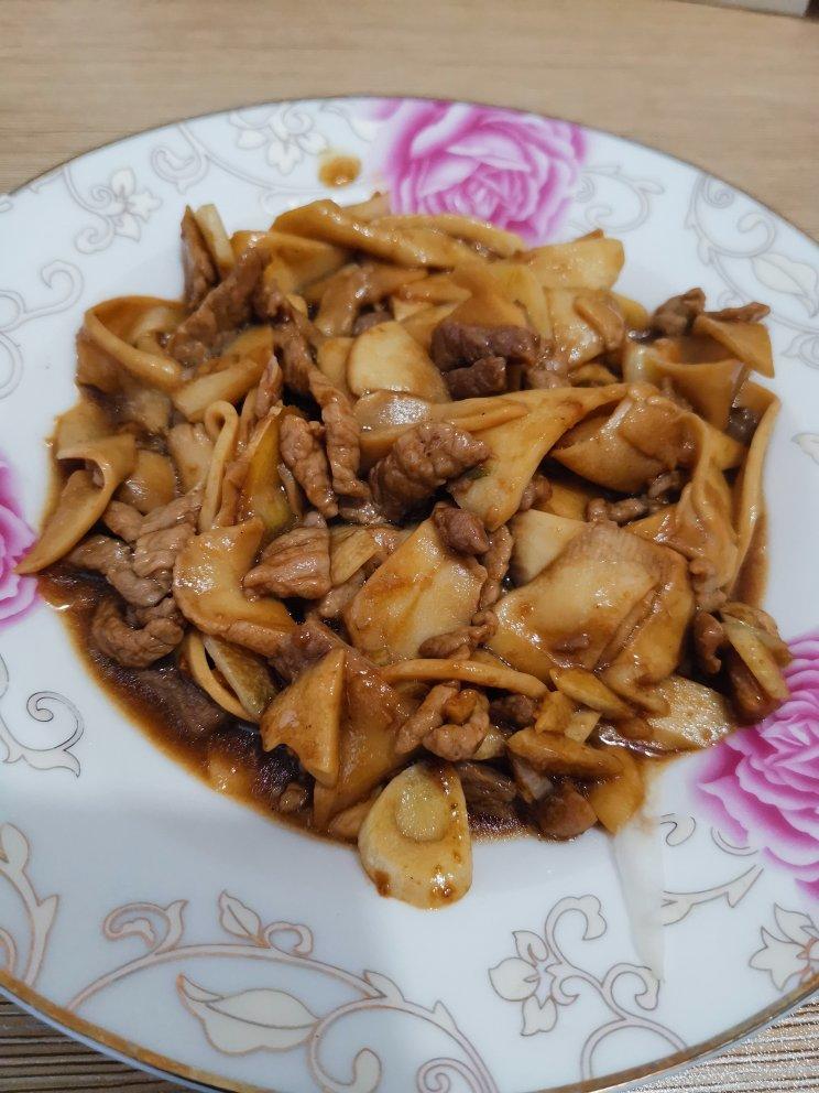 肉炒杏鲍菇