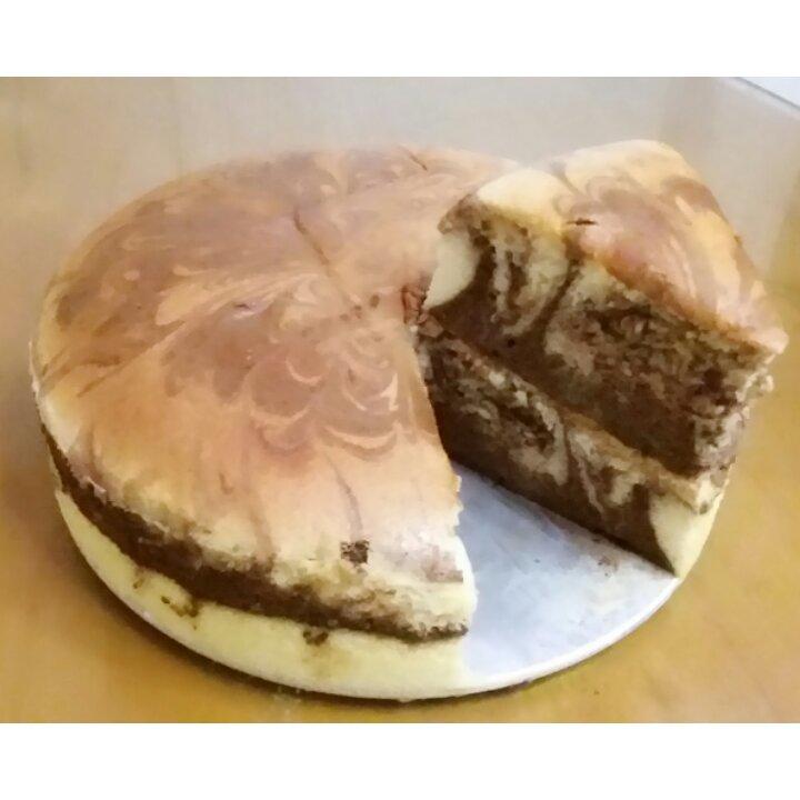 双色拉花戚风蛋糕