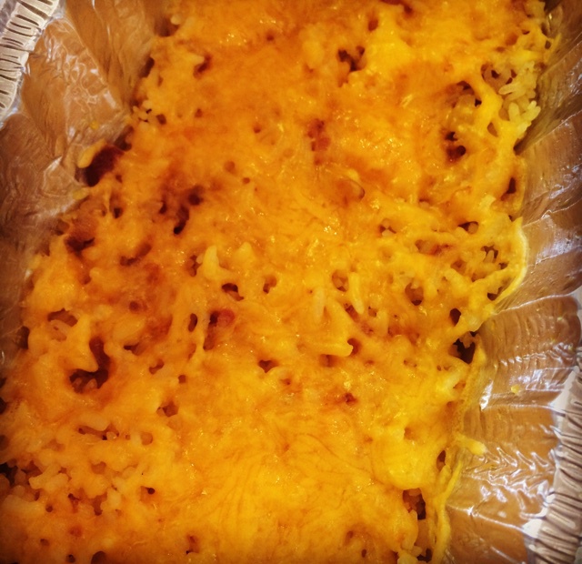 虾仁培根芝士焗饭
