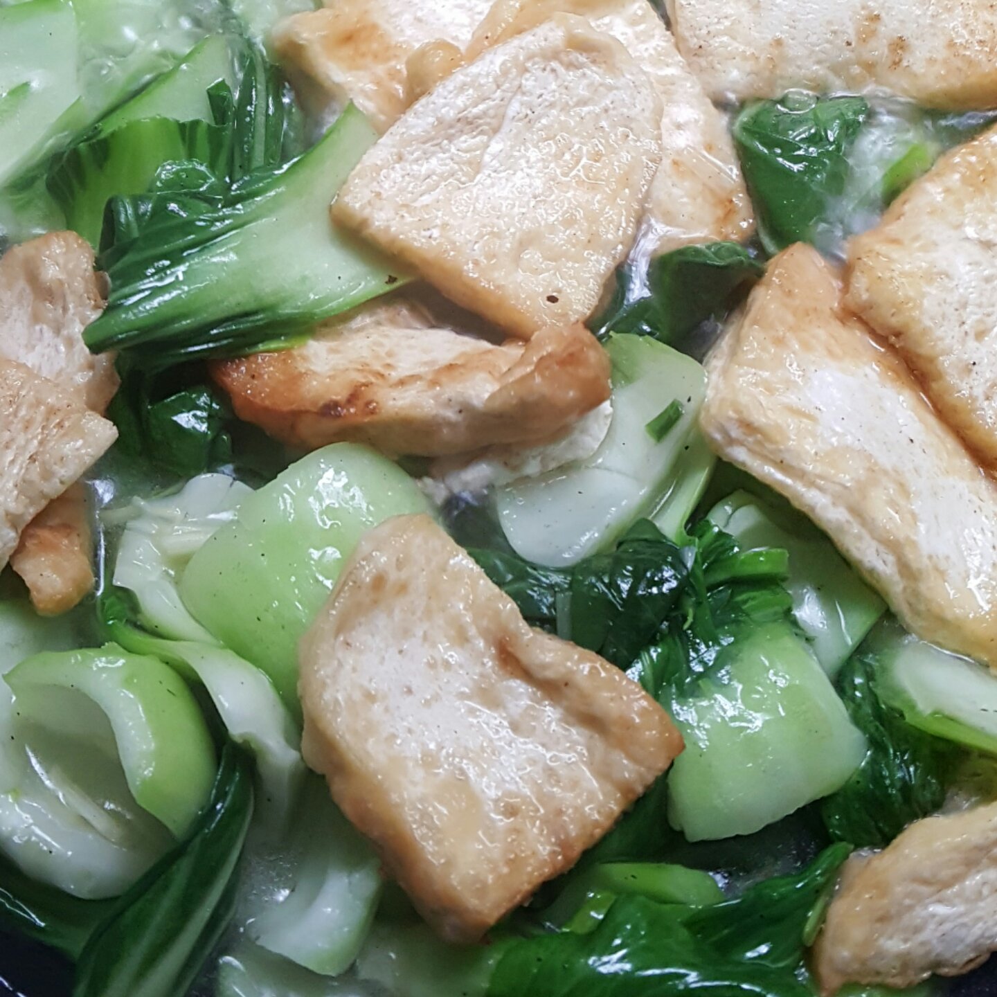 青菜烩豆腐