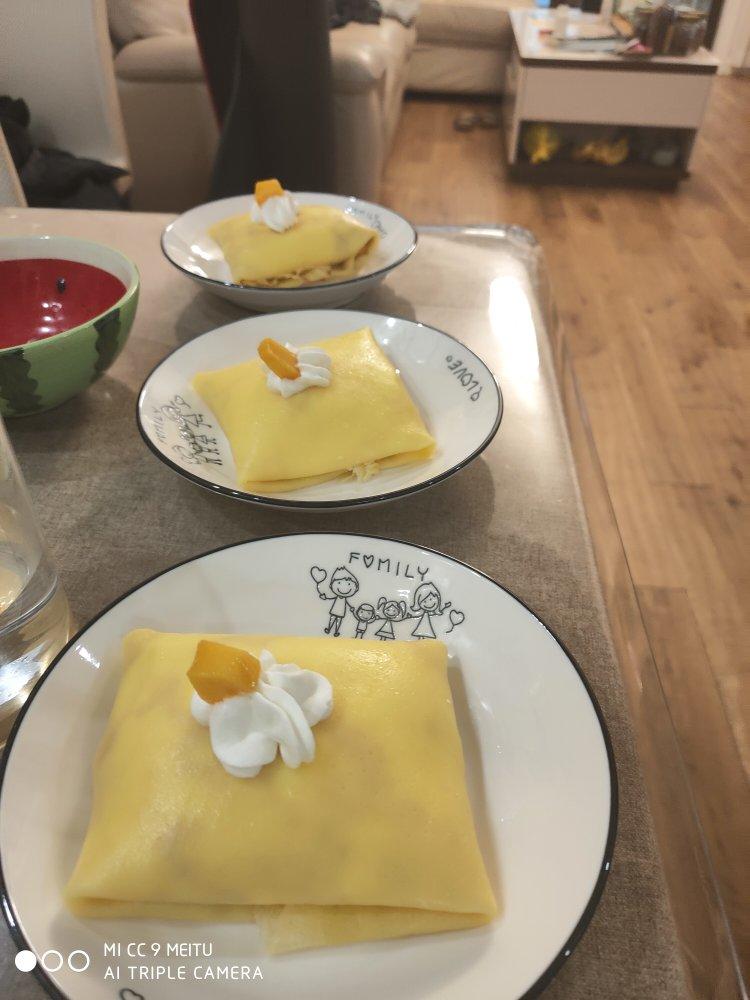 芒果班戟（满记甜品配方）