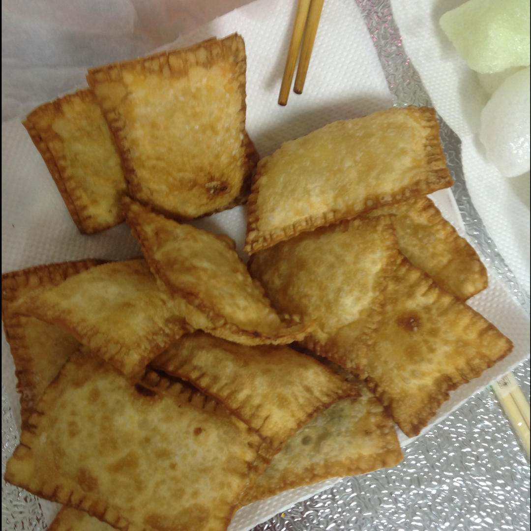 苹果派（馄饨皮版，三种做法）