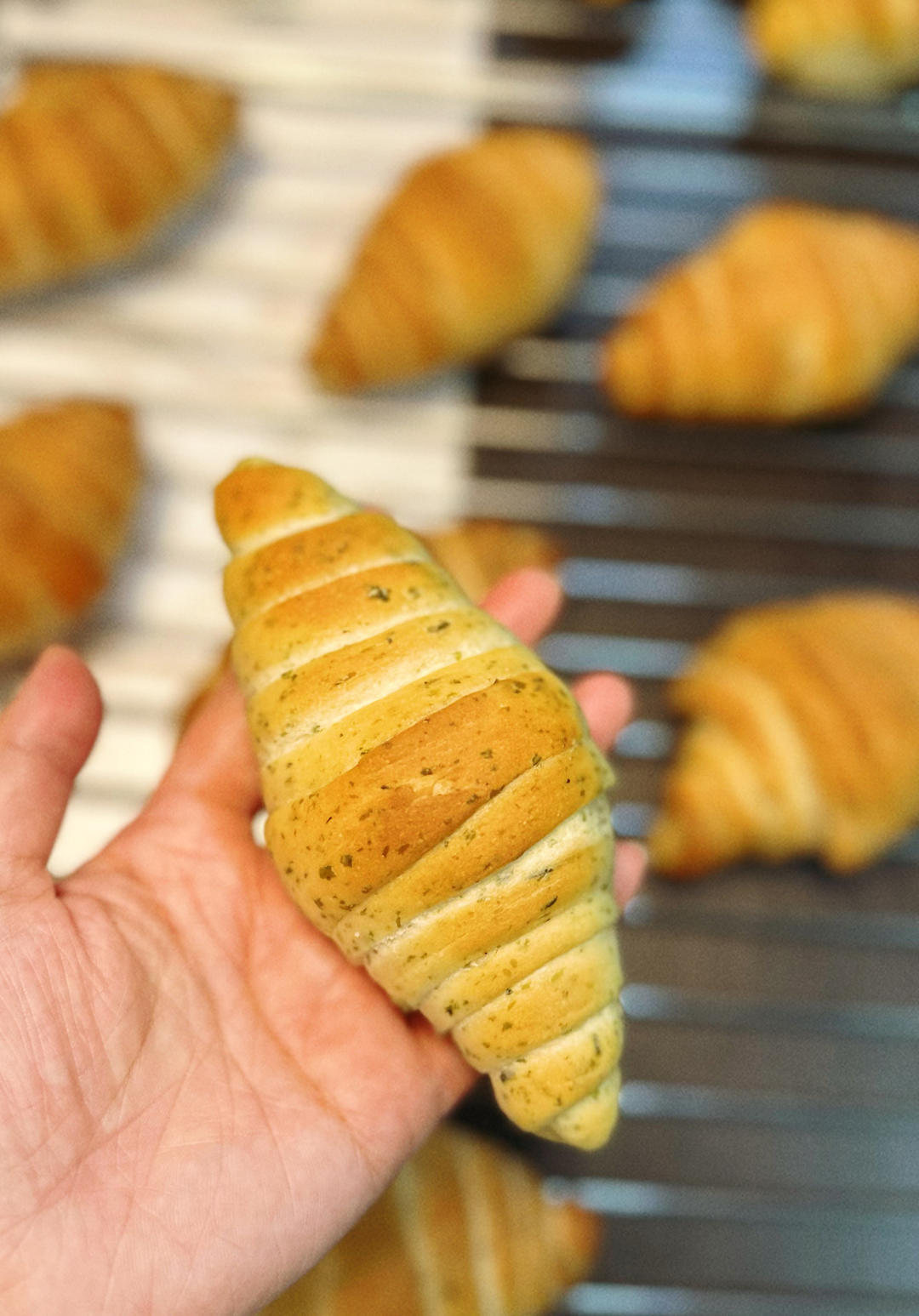 免手套膜❗️海苔肉松盐面包｜海盐卷｜盐可颂