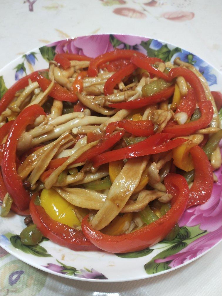 双椒蟹味菇