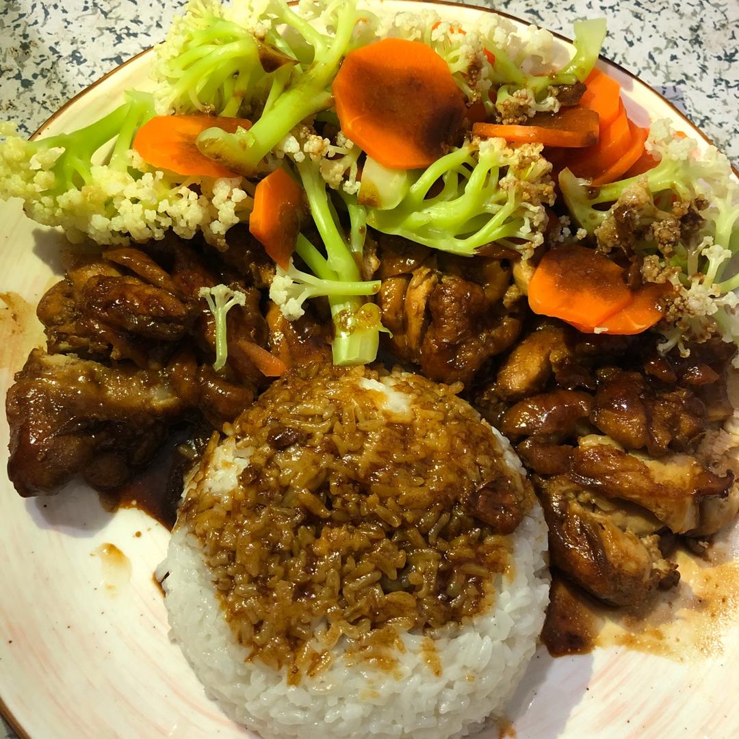 照烧鸡腿饭